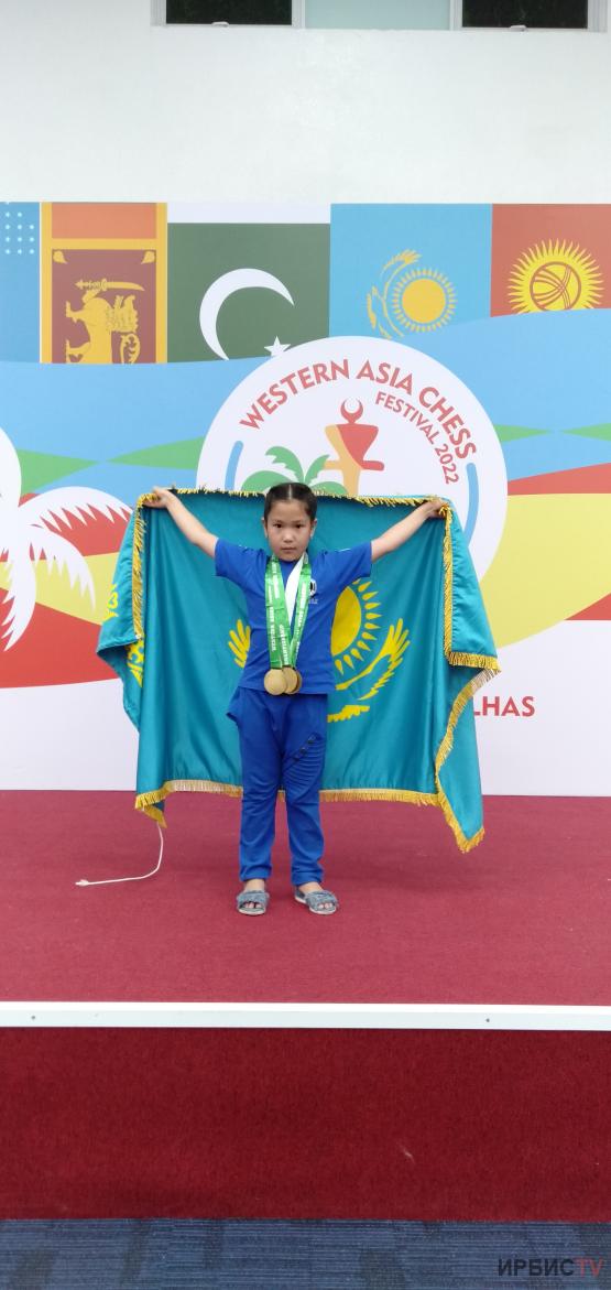 8-летняя шахматистка из Павлодара - победительница чемпионата западной Азии